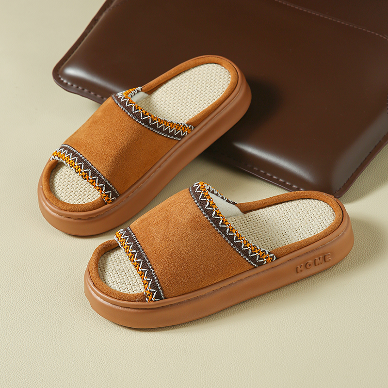 Women Shoes On Sale - Hemp Casual Women's Slippers Home Spring