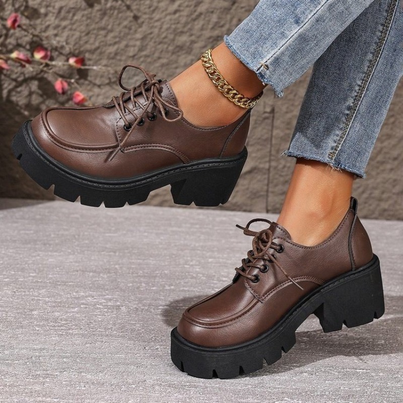 Women'S Shoes Professional - Large Size Thick-soled Loafers Women 2026