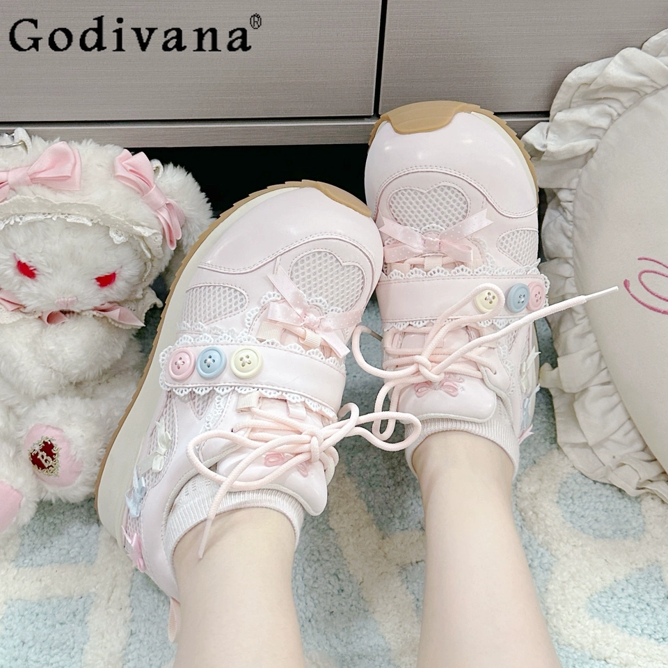 Women'S Shoes Everyday - Japanese Cute Girls Sweet Lo Sneakers
