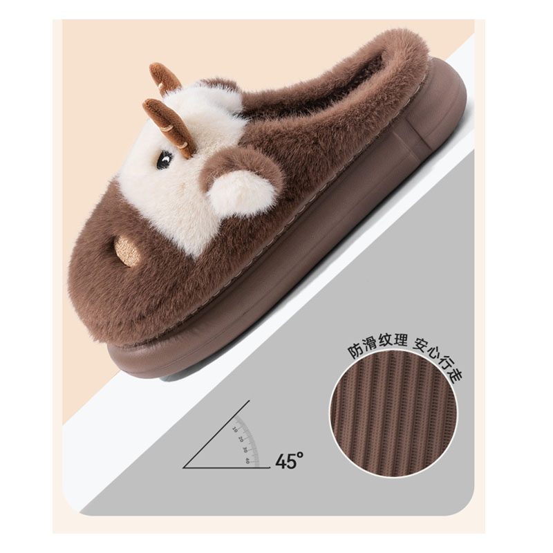 Fluffy Fur Slipper - 2025 new animal pattern fur shoes