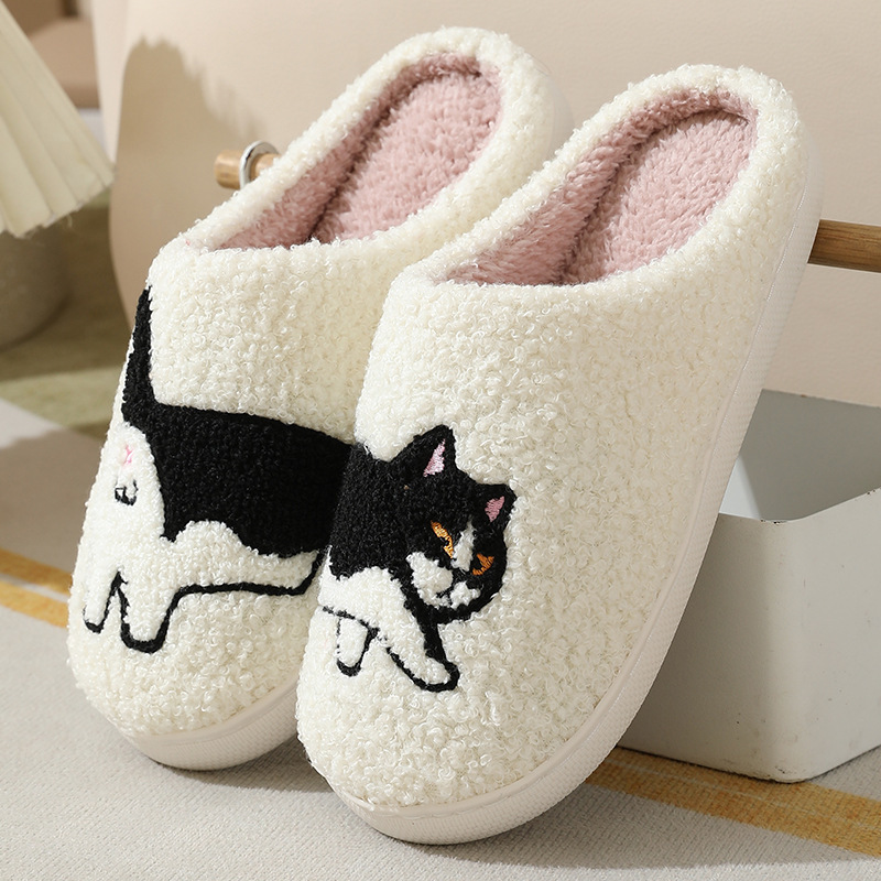 Women Shoes On Sale - Winter Plush Cute Dachshund Embroidery Home