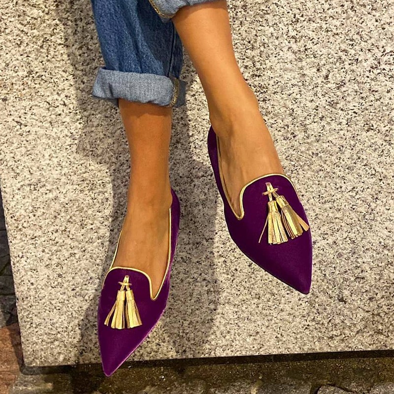 Spring/Summer 2026 Solid Color - Pointed Toe Flat reseña y precio