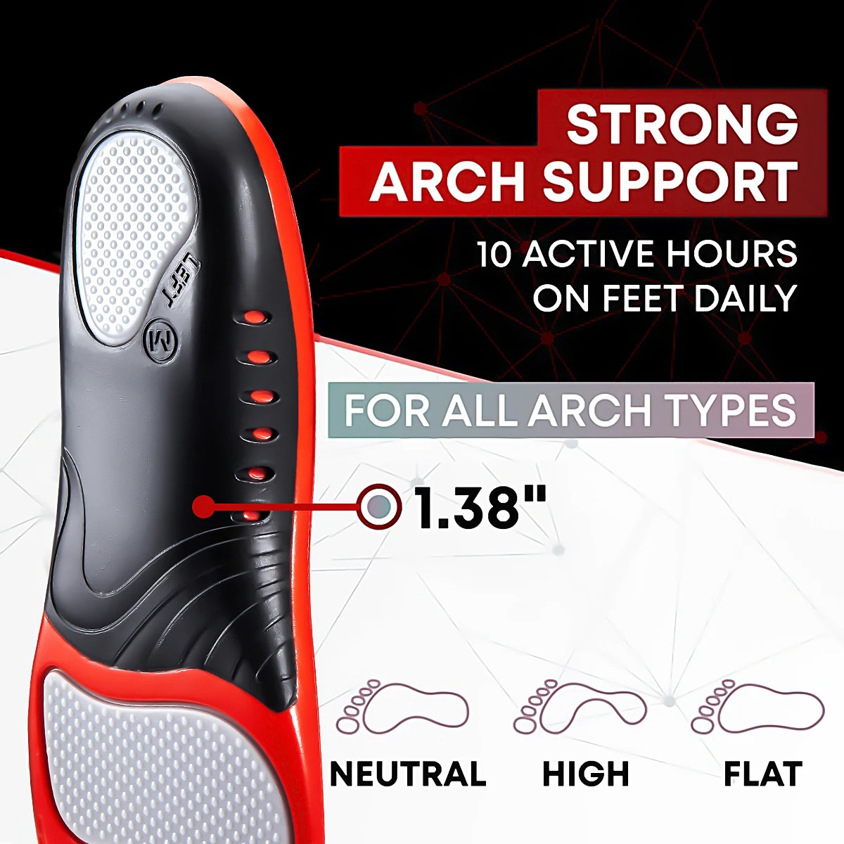 220+ Lbs Heavy Duty High Arch  - Women'S Shoes For Standing All Day reseña y precio