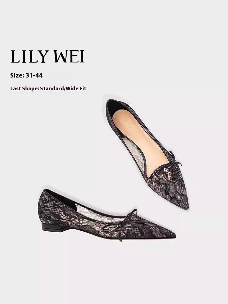 Flat stiletto heels spring and - Pointed Toe Flat reseña y precio