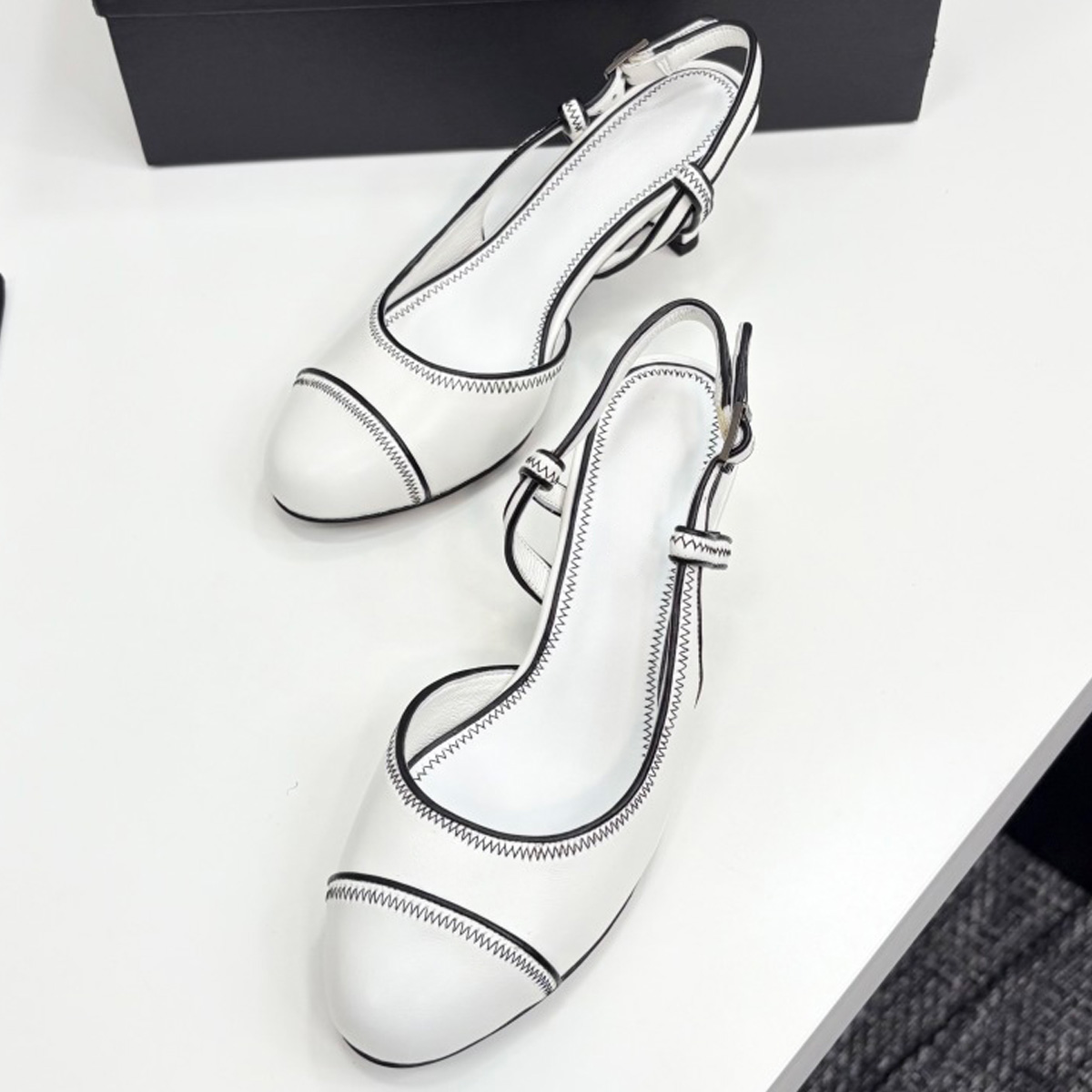 2026 Women's Leather Contrast  - Women'S Shoes Kitten Heels reseña y precio
