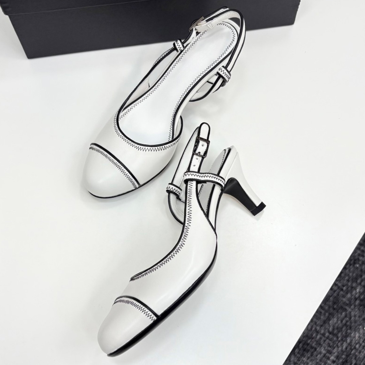 2026 Women's Leather Contrast  - Women'S Shoes Kitten Heels reseña y precio