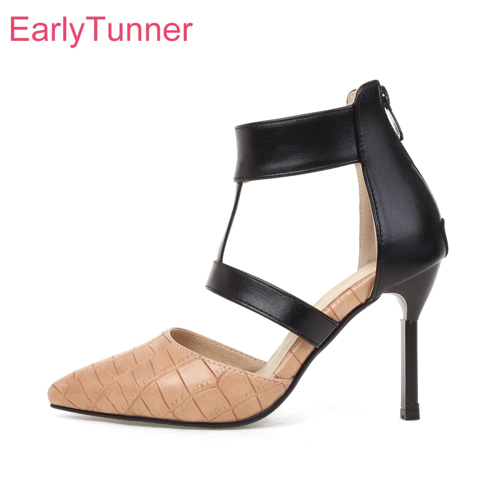 New Summer Mature Beige Black  - Women'S Shoes In Size 12 reseña y precio