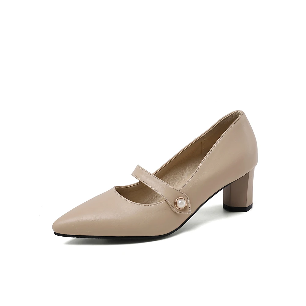 Autumn New Elegant Beige Apric - Women'S Shoes In Size 12 reseña y precio