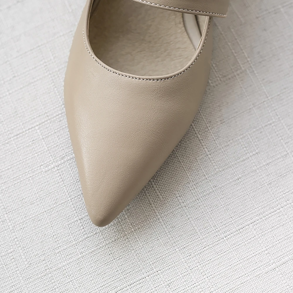 Autumn New Elegant Beige Apric - Women'S Shoes In Size 12 reseña y precio