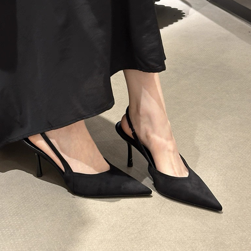 Luxury High Heels Sandals Wome - Pointed Toe Flat reseña y precio