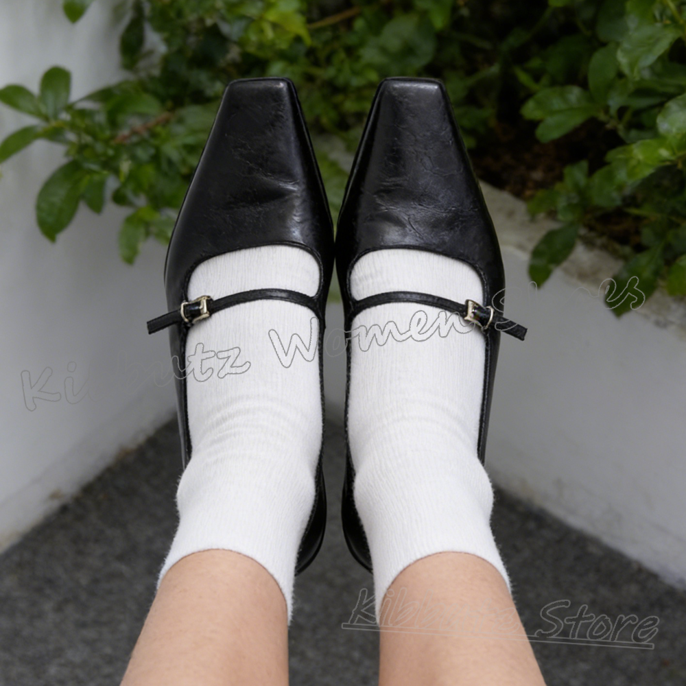Mary Jane Pumps Belt Buckle Le - Women'S Shoes Kitten Heels reseña y precio