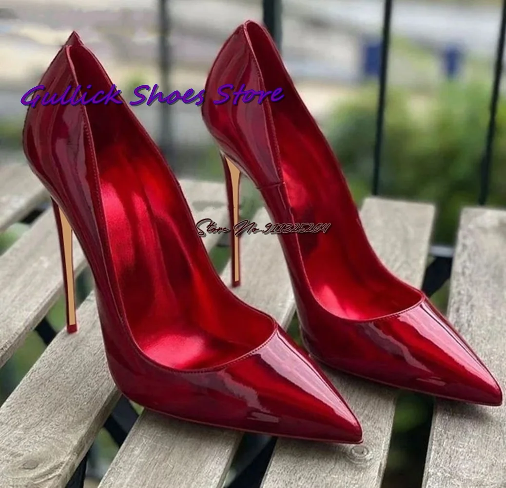 Shiny Purple Patent Leather Pu - Women'S Shoes In Size 12 reseña y precio