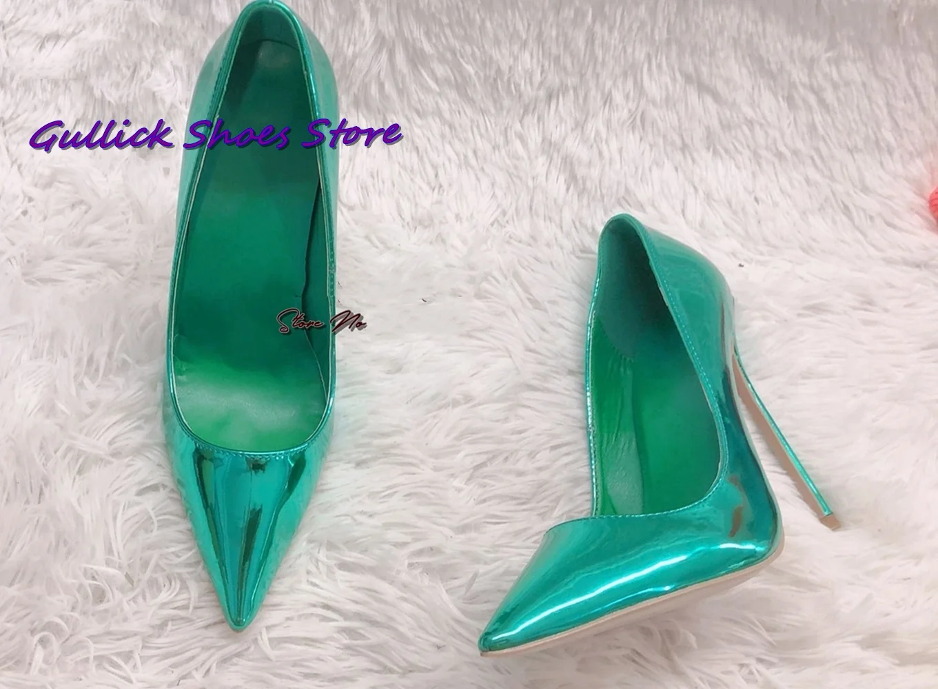 Shiny Purple Patent Leather Pu - Women'S Shoes In Size 12 reseña y precio