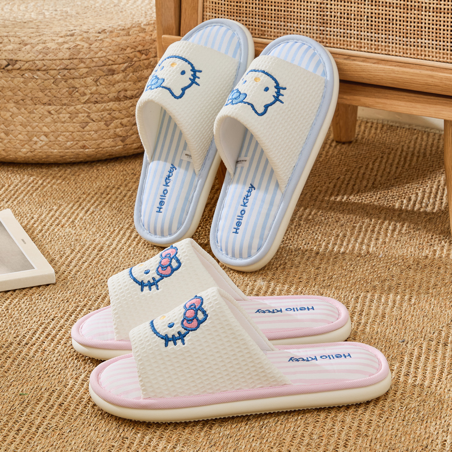 Cartoon Kuromi Linen Slippers  - Women Shoes On Sale reseña y precio