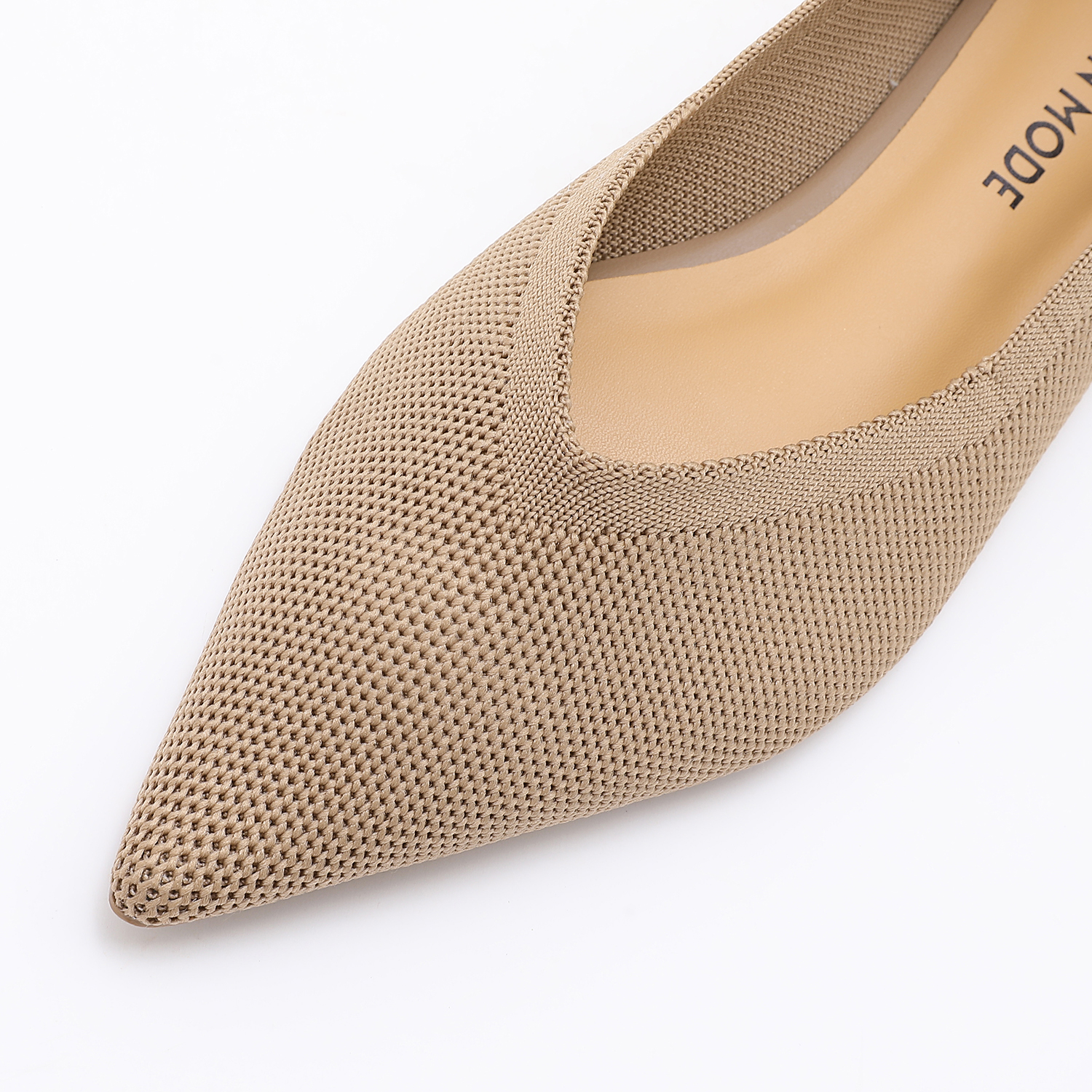 TRENDIN MODE Women's Knit Poin - Pointed Toe Flat reseña y precio