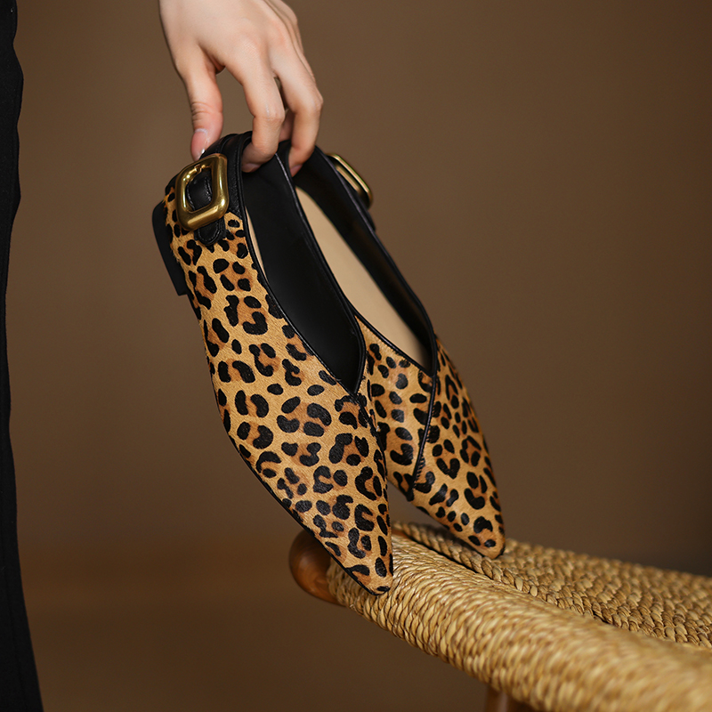 2026 New Spring Trend Genuine  - Pointed Toe Flat reseña y precio