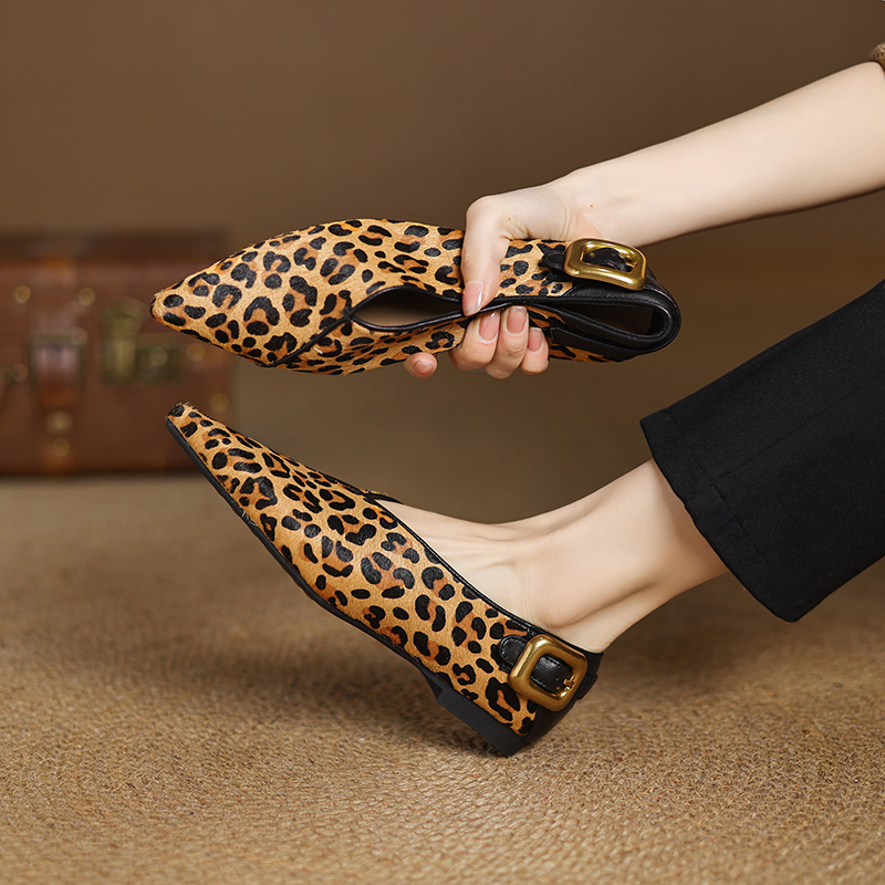 2026 New Spring Trend Genuine  - Pointed Toe Flat reseña y precio