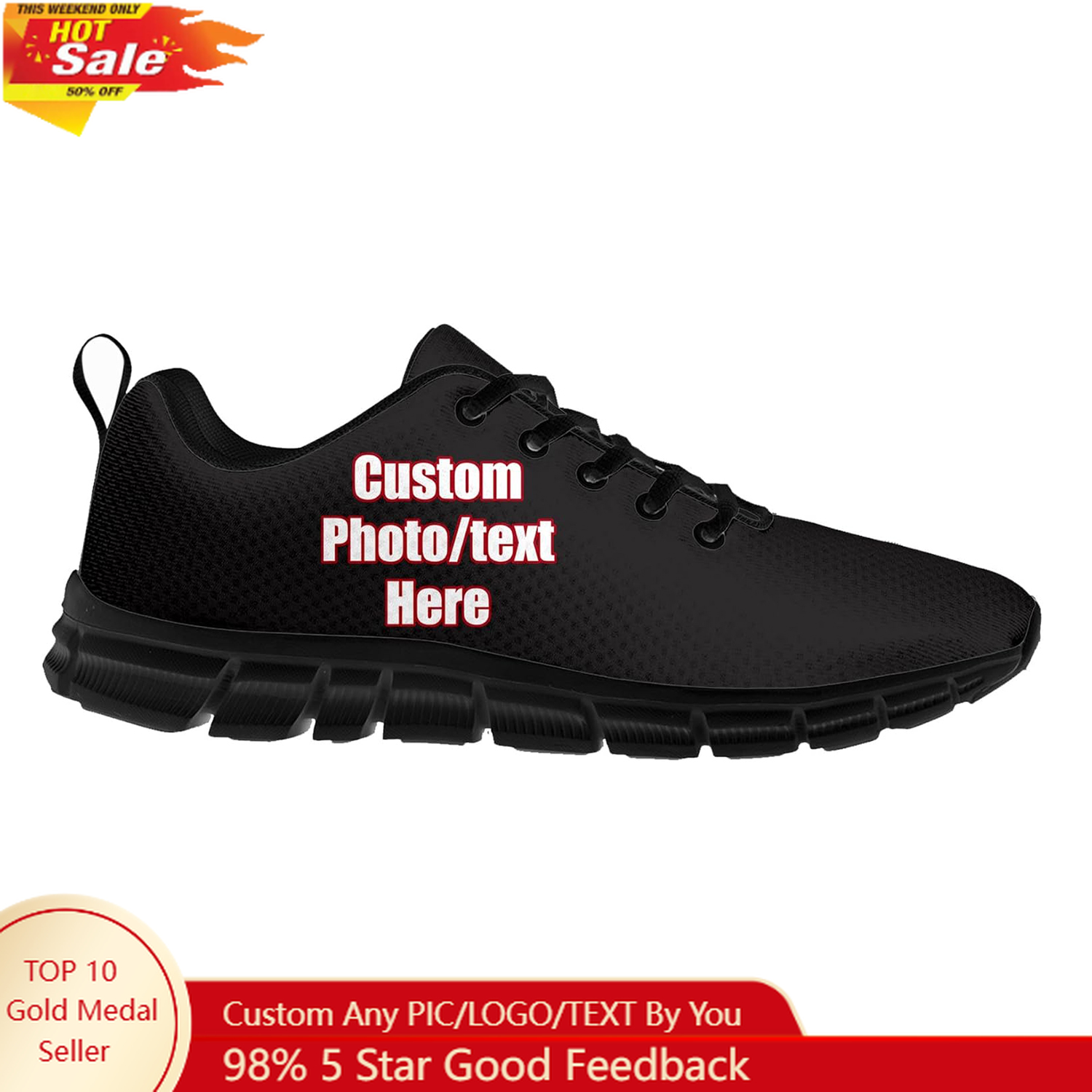 Custom Sneakers Mens Womans Sp - Women Shoes Logo reseña y precio