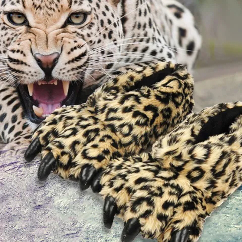Designer Leopard Claw Home Sli - Women'S Shoes Size 40 In Us reseña y precio