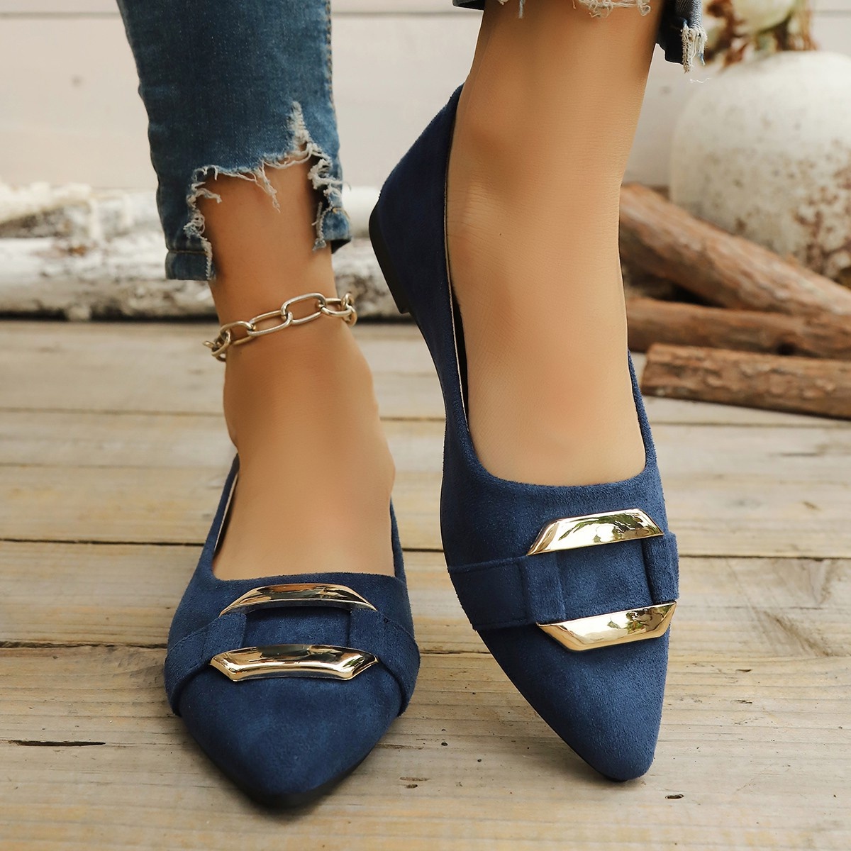 Spring and Autumn Elegant Poin - Women'S Shoes Everyday reseña y precio