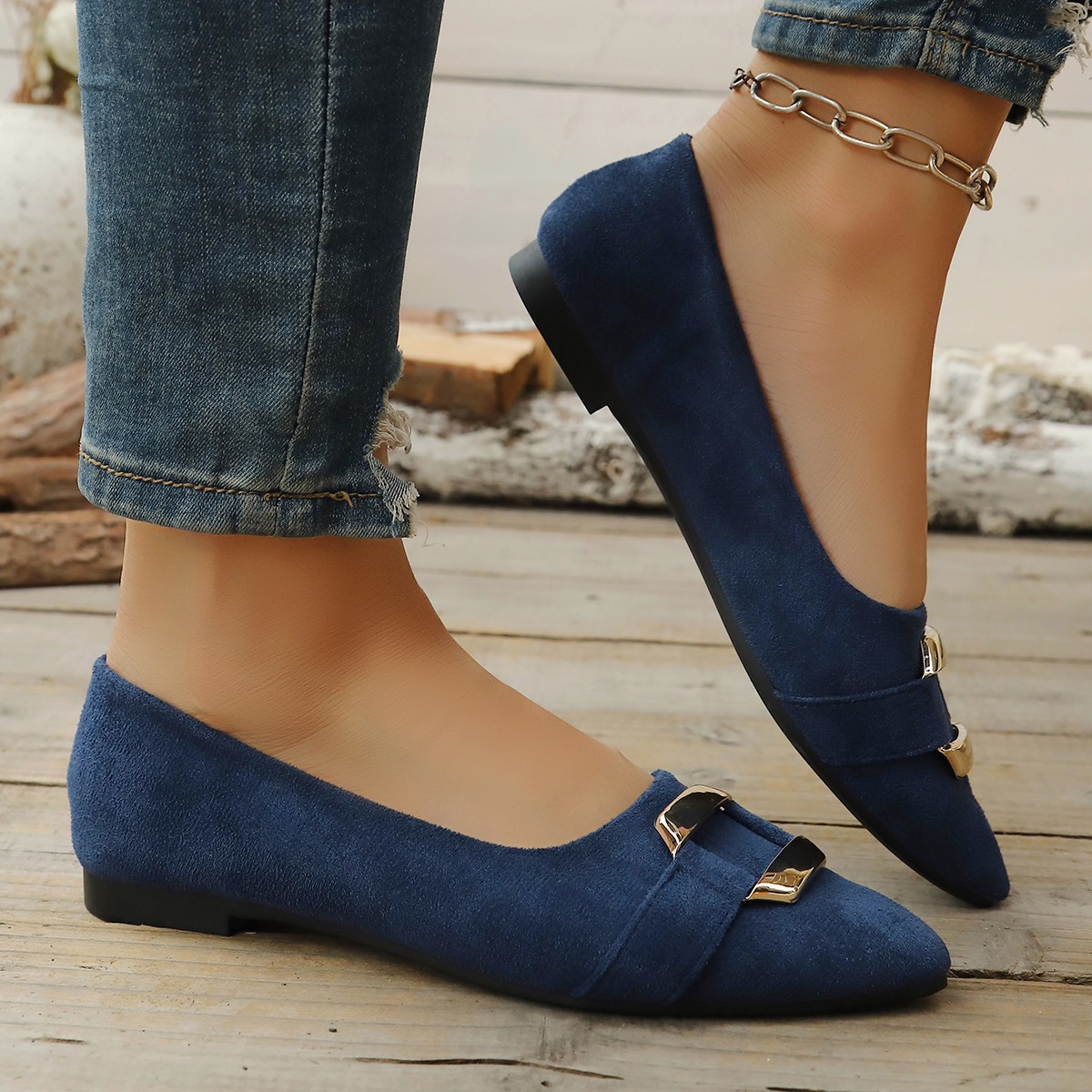 Spring and Autumn Elegant Poin - Women'S Shoes Everyday reseña y precio