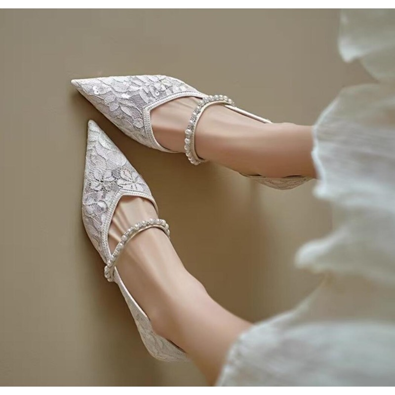 Sexy Lace Embroidery High Heel - Women'S Shoes Size 40 In Us reseña y precio