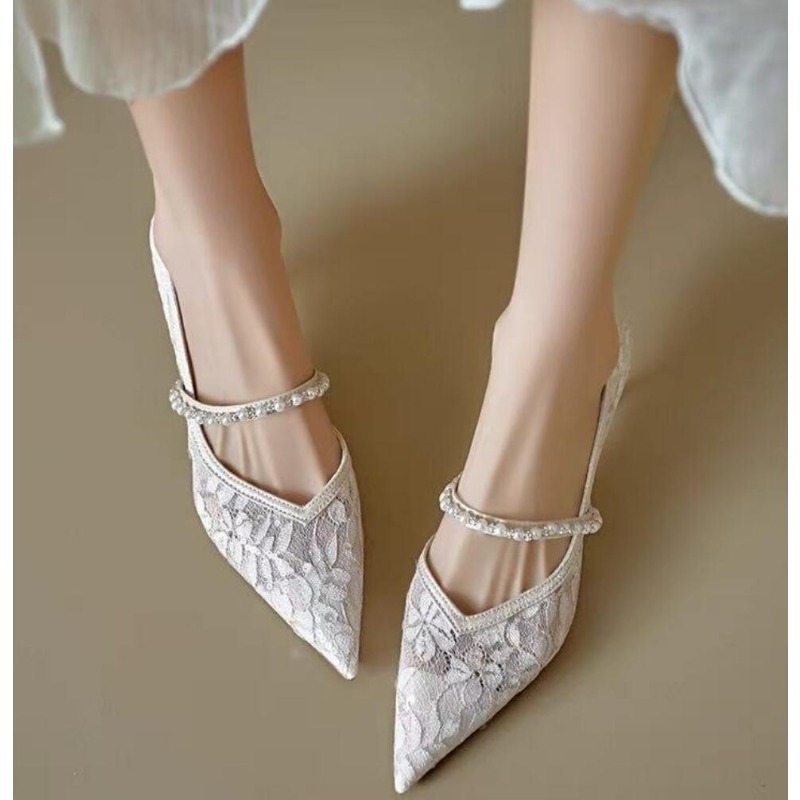 Sexy Lace Embroidery High Heel - Women'S Shoes Size 40 In Us reseña y precio