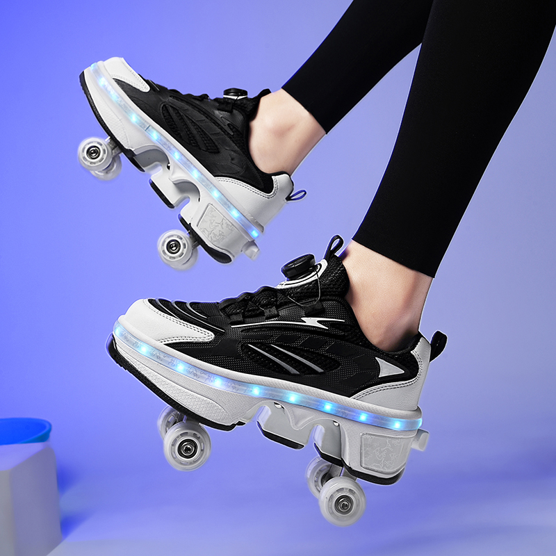 Double-Row Four-Wheel Roller S - Women'S Shoes Professional reseña y precio