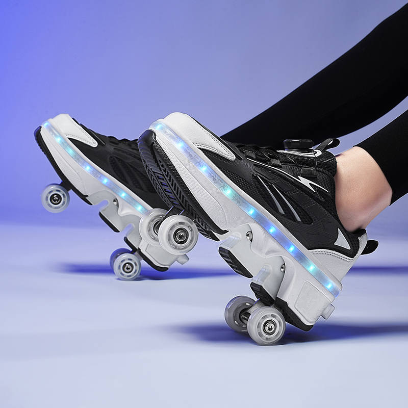 Double-Row Four-Wheel Roller S - Women'S Shoes Professional reseña y precio