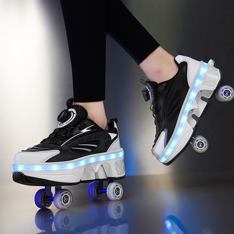 Double-Row Four-Wheel Roller S - Women'S Shoes Professional reseña y precio