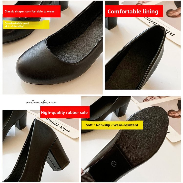 Black High Heel Work Shoes for - Women'S Shoes For Standing All Day reseña y precio