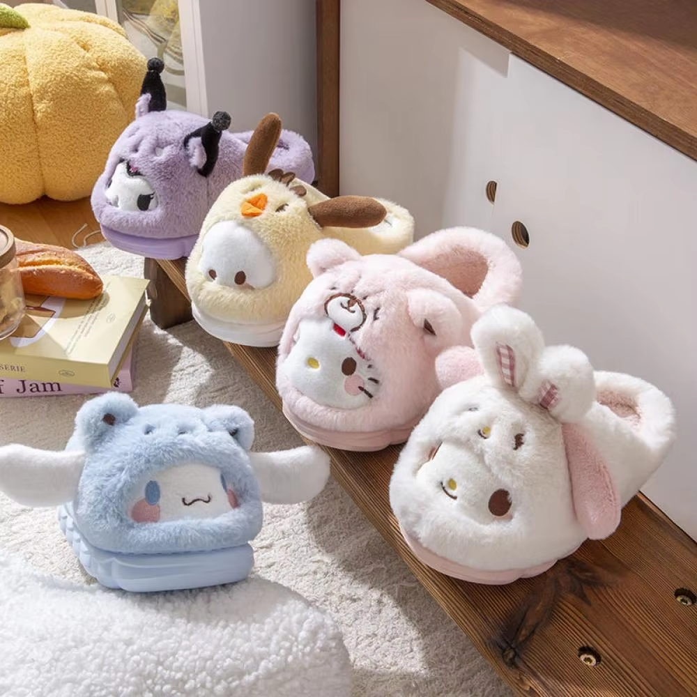 Anime Winter Plush Slippers Ku - Women Shoes On Sale reseña y precio