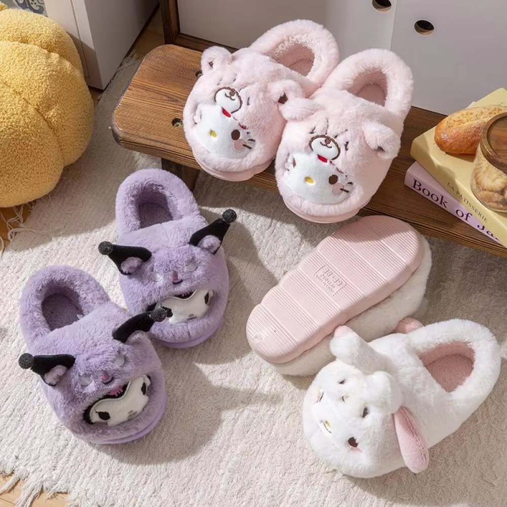 Anime Winter Plush Slippers Ku - Women Shoes On Sale reseña y precio