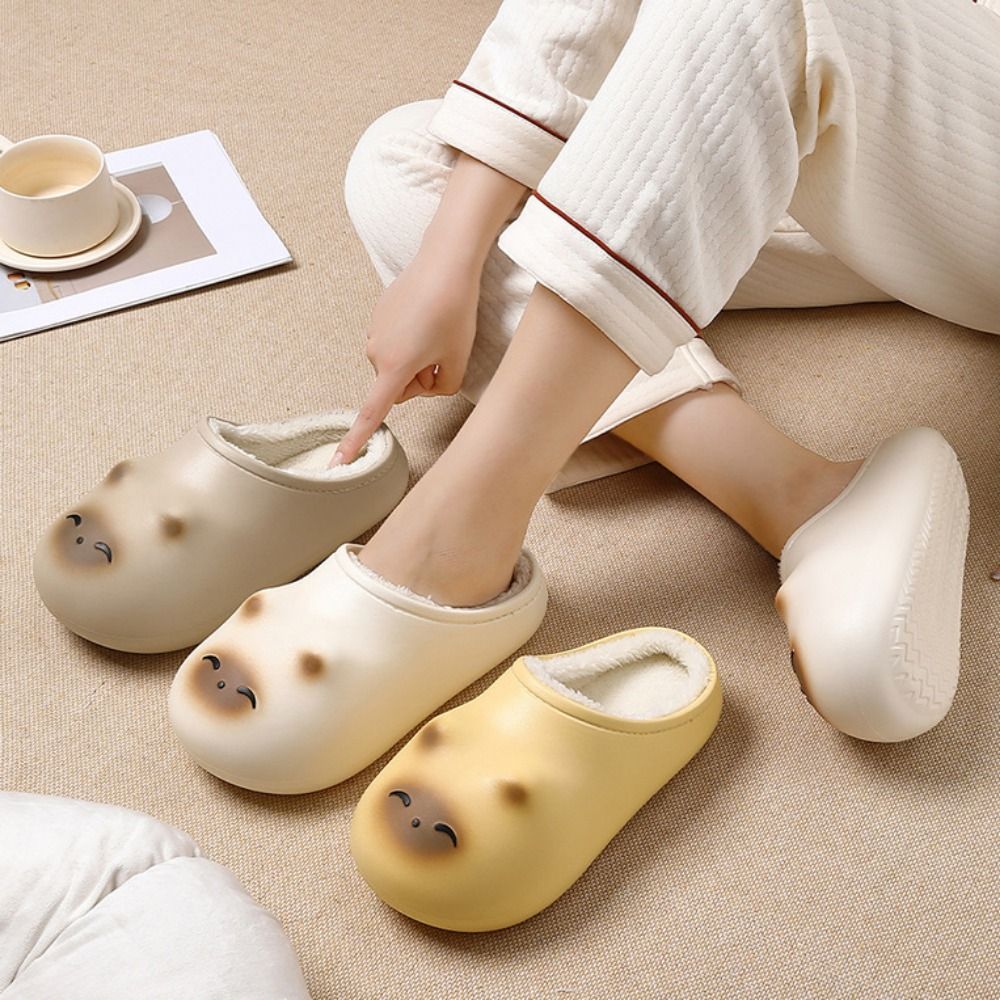 Kawaii Fluffy Cartoon Cat Slip - Fluffy Fur Slipper reseña y precio