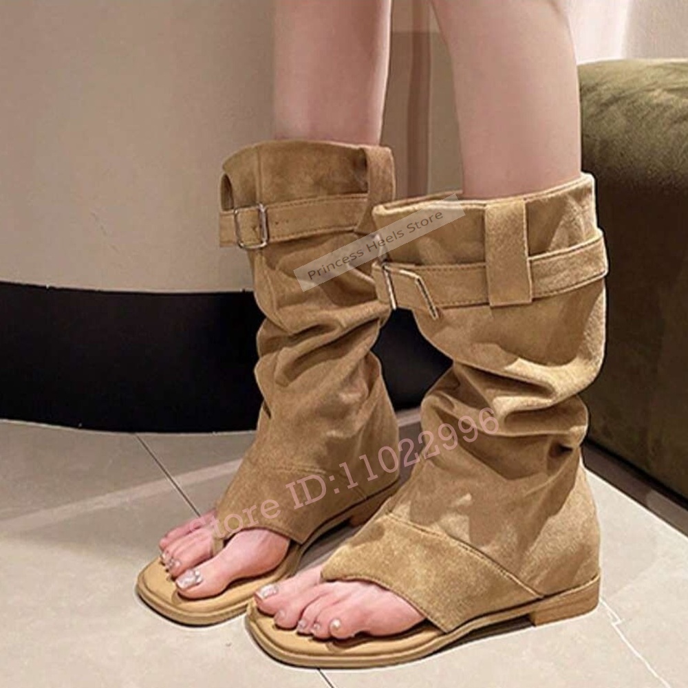 Flat With Suede Straps Summer  - Pointed Toe Flat reseña y precio
