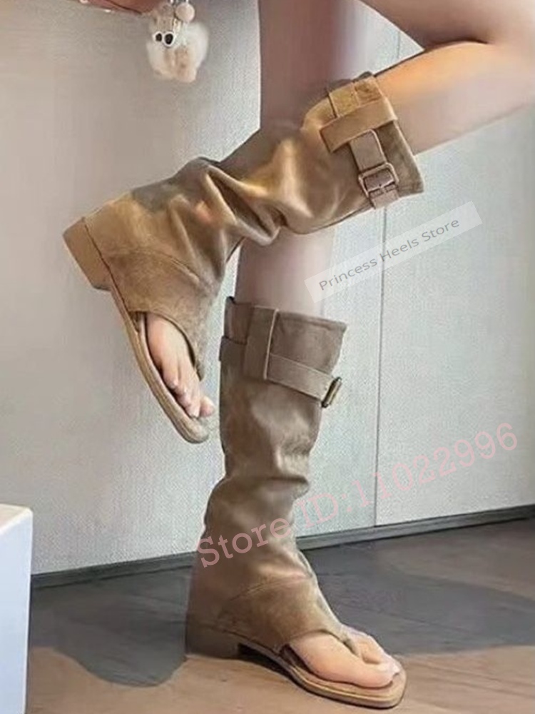Flat With Suede Straps Summer  - Pointed Toe Flat reseña y precio