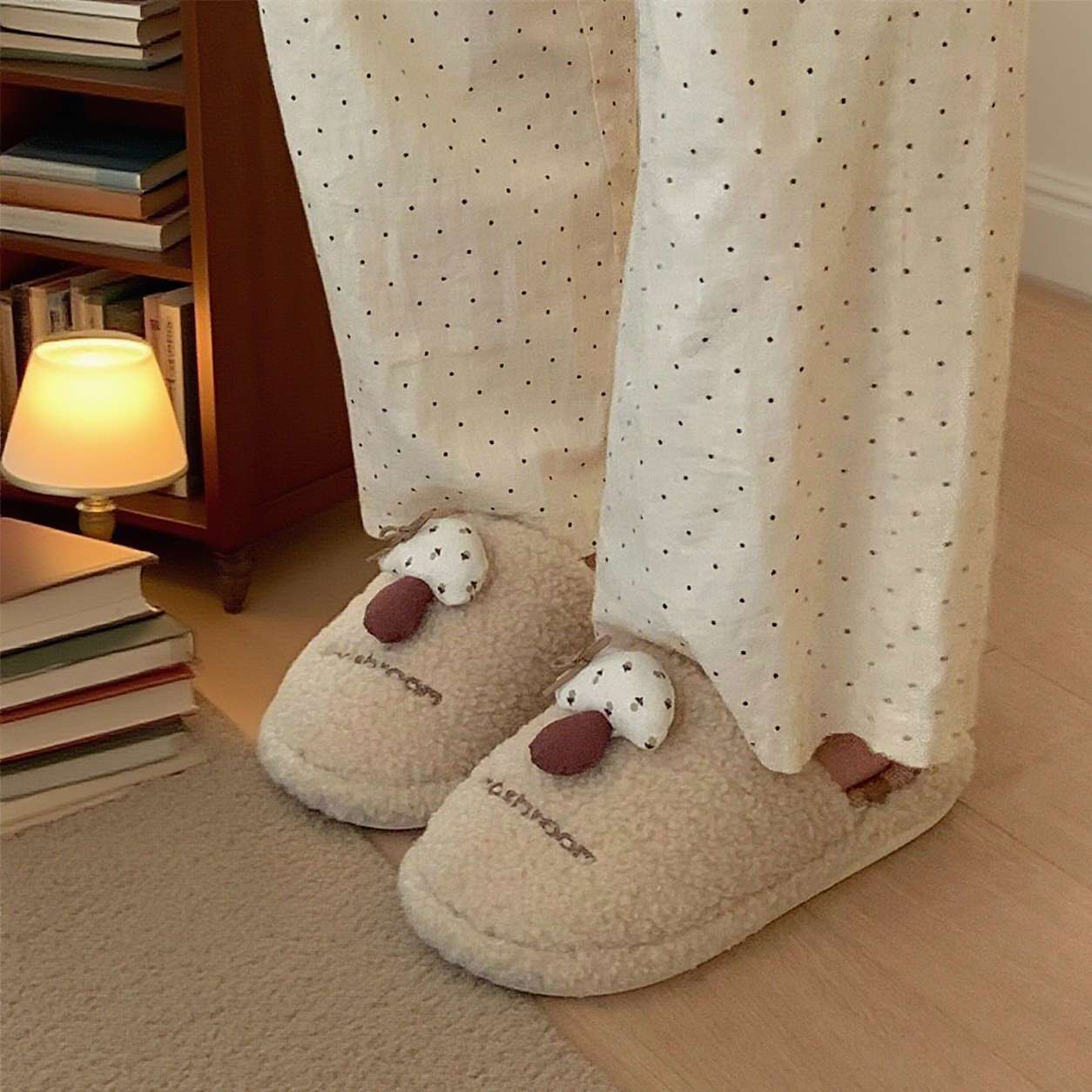 Women's mushroom slippers wome - Fluffy Fur Slipper reseña y precio
