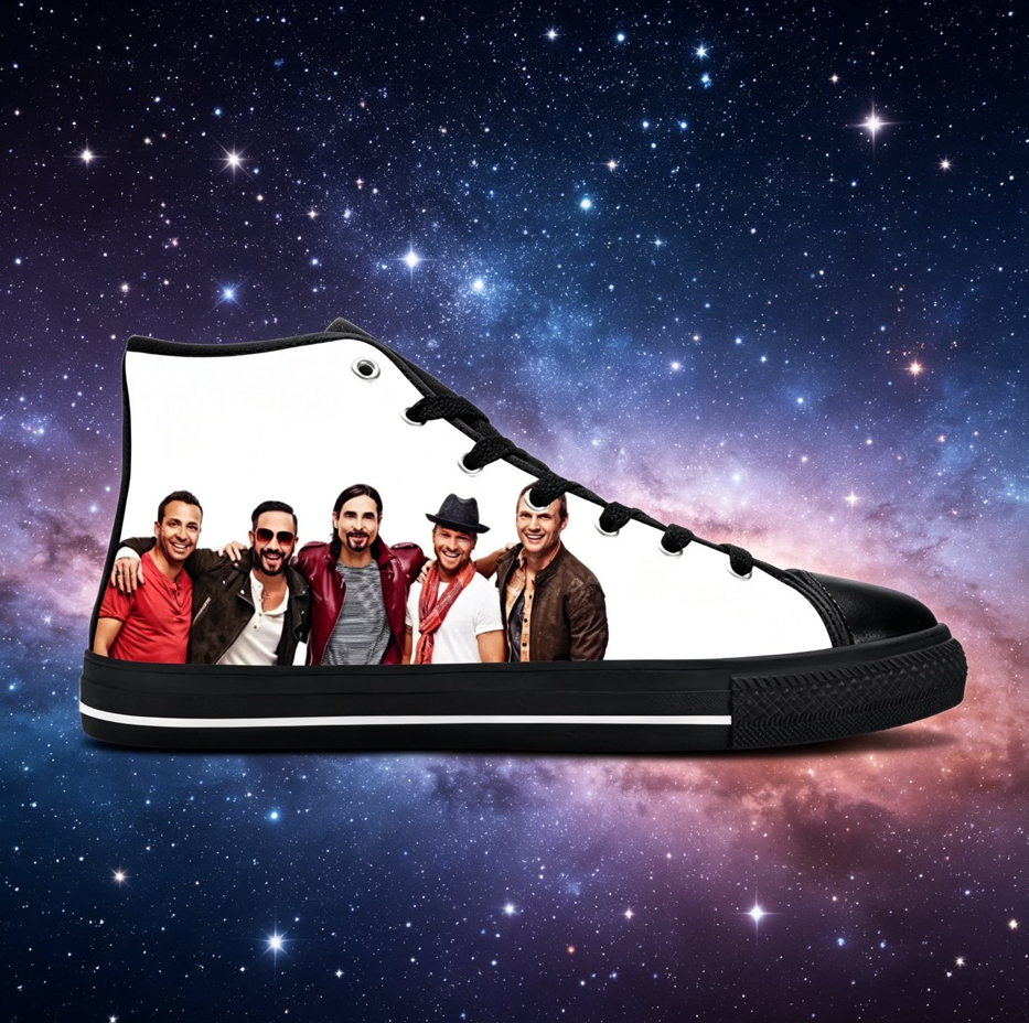 Backstreet Boys Logo Print Hig - Women Shoes Logo reseña y precio
