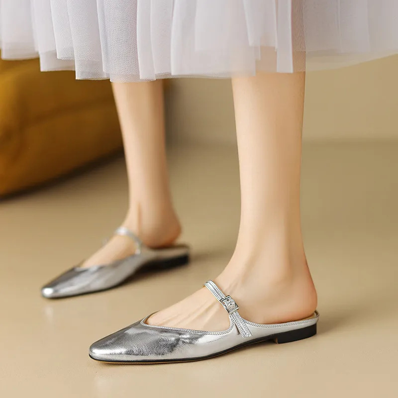 New women's leather top M ü ll - Pointed Toe Flat reseña y precio