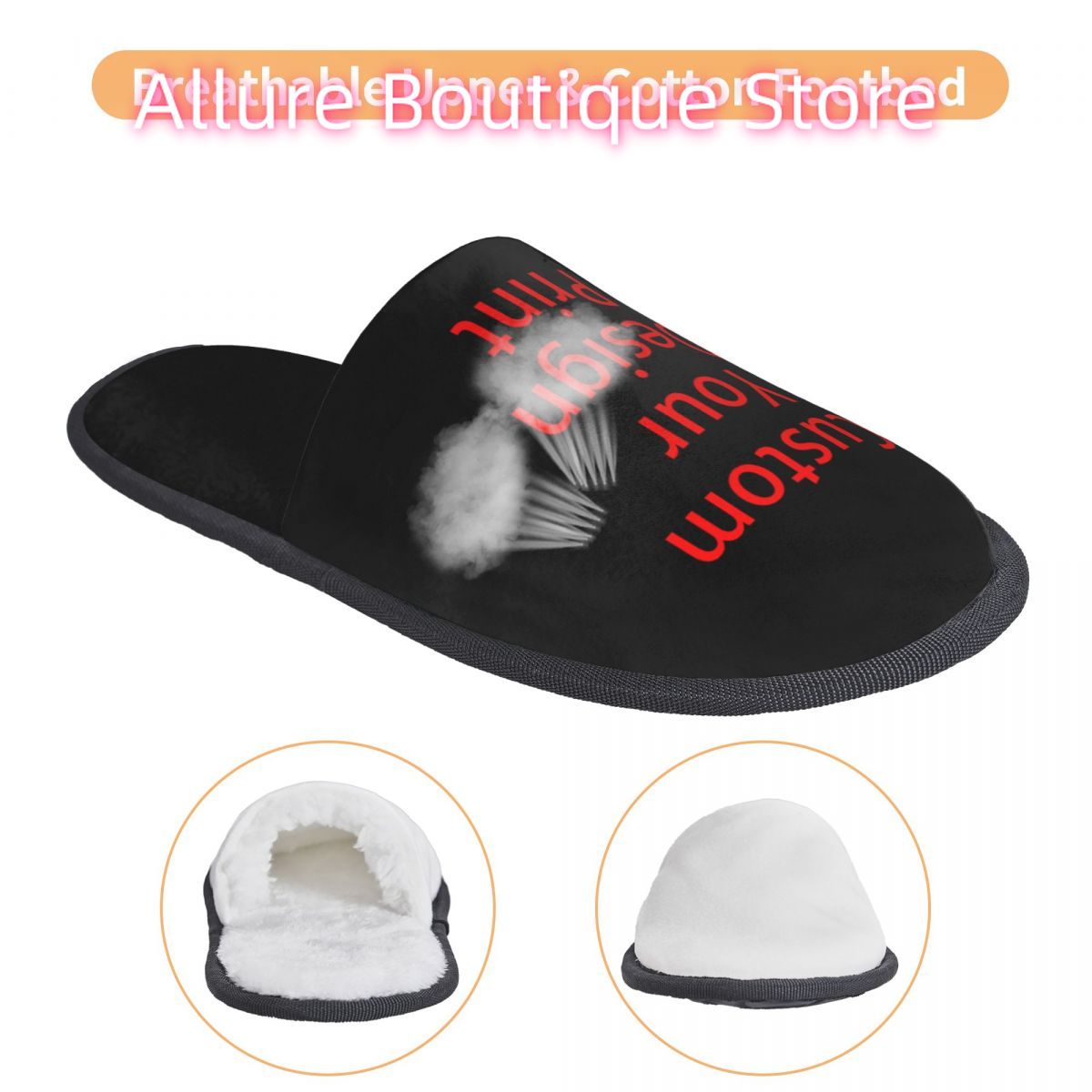 Custom Your Design Guest Slipp - Women Shoes Logo reseña y precio
