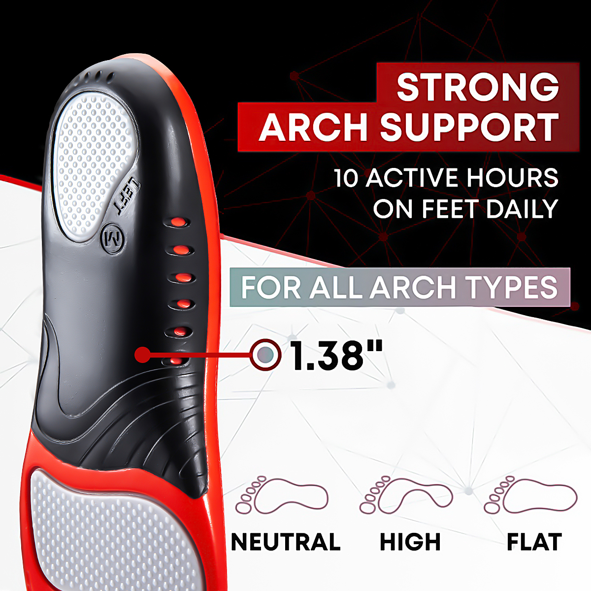 220+ Lbs Heavy Duty High Arch  - Women'S Shoes For Standing All Day reseña y precio
