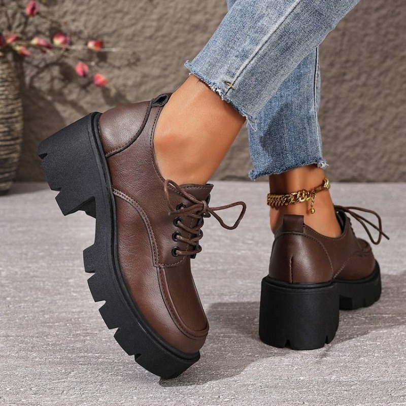 Large Size Thick-soled Loafers - Women'S Shoes Professional reseña y precio
