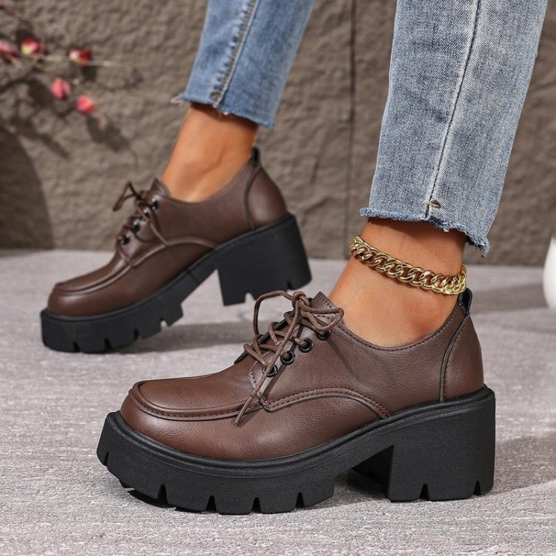 Large Size Thick-soled Loafers - Women'S Shoes Professional reseña y precio
