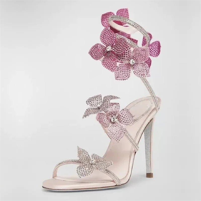 Eilyken Sexy CRYSTAL Flower Th - Women Shoes On Sale reseña y precio
