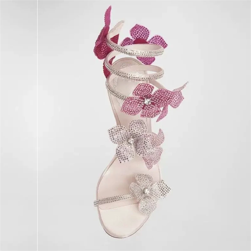 Eilyken Sexy CRYSTAL Flower Th - Women Shoes On Sale reseña y precio