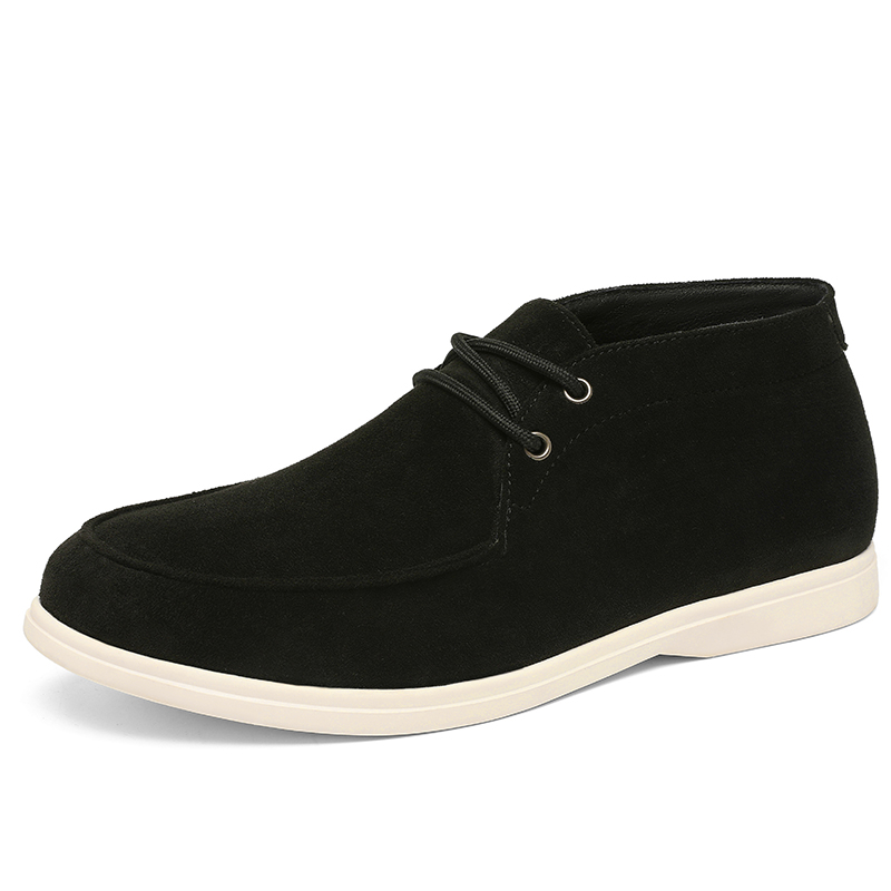 Classic British Style Suede Le - Pointed Toe Flat reseña y precio