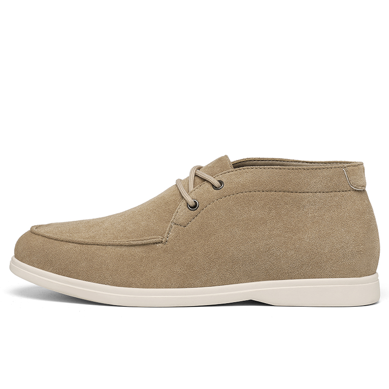 Classic British Style Suede Le - Pointed Toe Flat reseña y precio