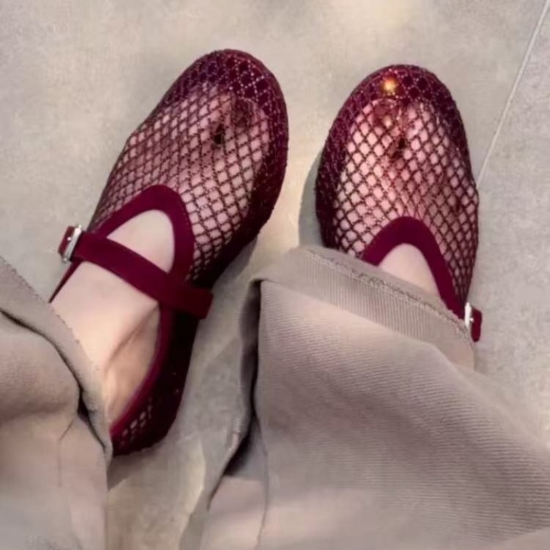 Hollow Rhinestone Baotou Sanda - Women'S Shoes Everyday reseña y precio