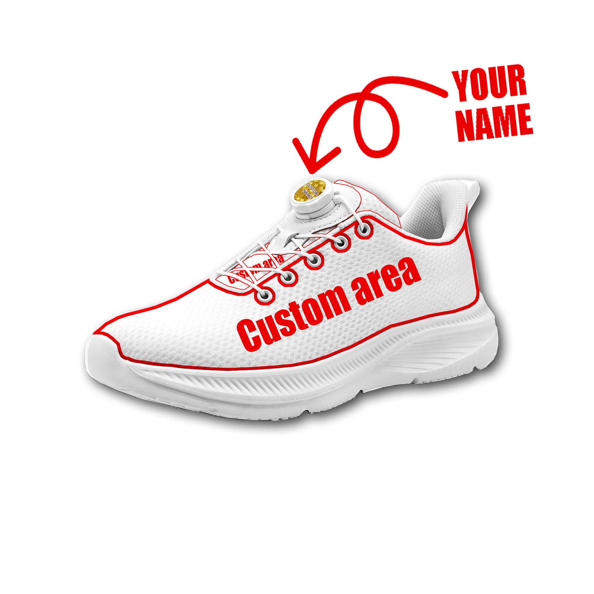Custom Walking Shoes Men Woman - Women Shoes Logo reseña y precio