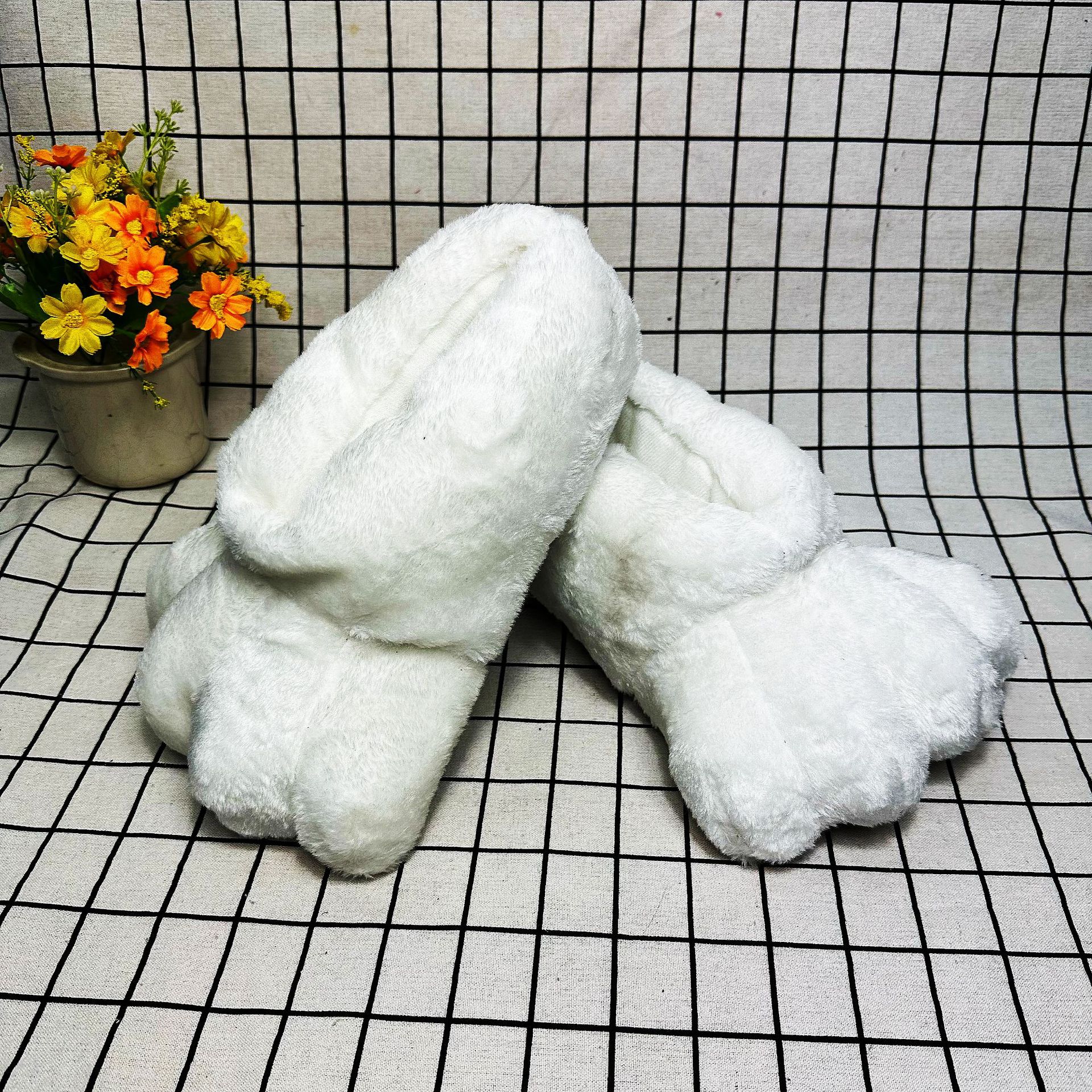 In Stock Rabbit Paw Slippers H - Women'S Shoes Size 40 In Us reseña y precio